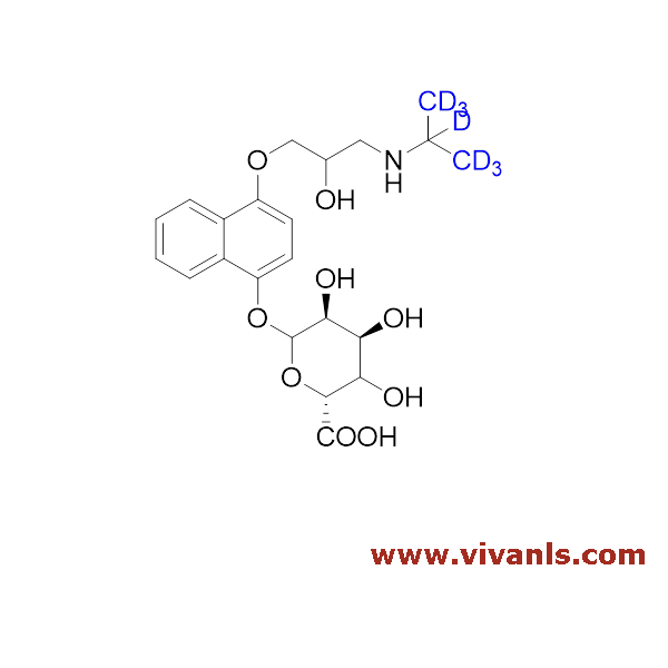Glucuronides-4-OH Propranolol Phenoxy glucuronide-d7-1654756654.png